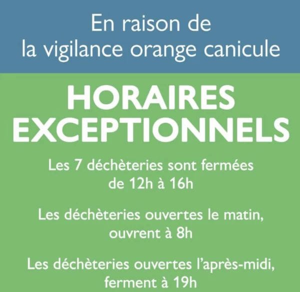 VIGILANCE ORANGE CANICULE